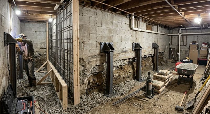 Basement Stabilization in Volusia County, FL