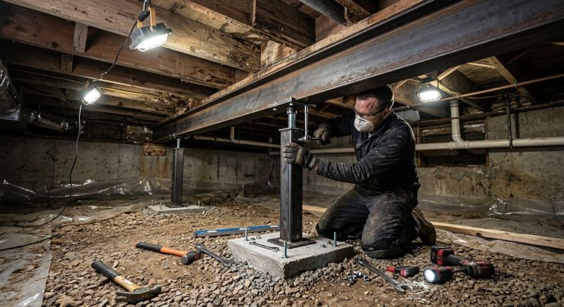 Crawlspace Structural Repair in Volusia County, FL