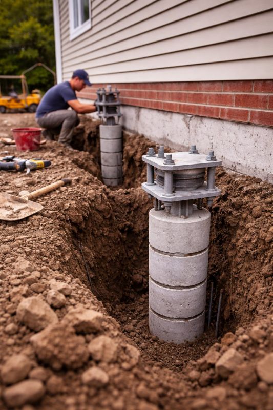 Helical Piers Installation in Volusia County, FL