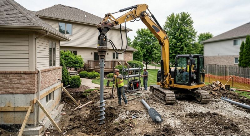 Helical Pile Installation in Volusia County, FL