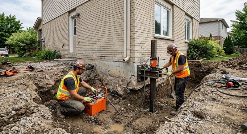 Sinking Foundation Lifting in Volusia County, FL