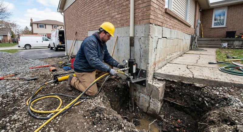 Sinking Foundation Repair in De Leon Springs, FL
